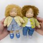 CUSTOM Waldorf doll 7 inch (18 cm) tall. Natural organic Steiner doll
