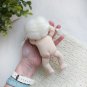 CUSTOM Waldorf doll mini baby 7 inch (18 cm) tall. Natural fiber personalized organic pocket doll
