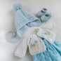 CUSTOM Waldorf doll mini baby 7 inch (18 cm) tall. Natural fiber personalized organic pocket doll