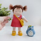 MADE TO ORDER Waldorf doll Mei 7 inch (18 cm) tall and felted Totoro