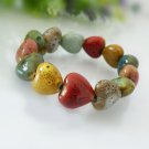 Order to Make-10pcs Handmade porcelain beads bracelet