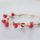 Order to Make-10pcs Handmade porcelain beads bracelet