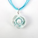 Order to Make-10pcs Handformed porcelain flower pendant