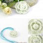 Order to Make-10pcs Handformed porcelain flower pendant