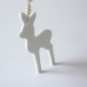 Order to Make-10pcs handpainted porcelain deer pendant