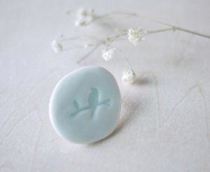 Order to Make-10pcs handpainted porcelain deer pendant