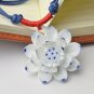 Order to Make-10pcs Handformed porcelain lotus pendant