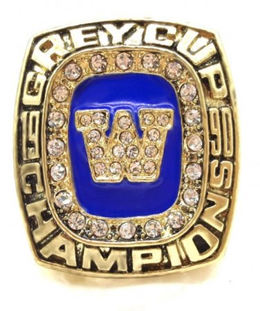 1990 Winnepeg Blue Bombers Grey Cup Ring