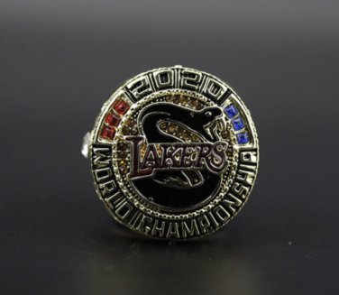 2020 New NBA Lakers Ring Kobe Memorial Black Mamba Fan Ring
