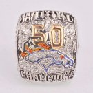 2017 hot sale 2015 Denver Broncos Super Bowl 50 Championship Ring Repl