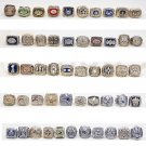 newest 51pcs 1966   2016 51 Years Super Bowl Championship Rings set Dr