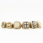 Pittsburgh Steelers  championship ring set 6 pcs replica 1974 1975 197