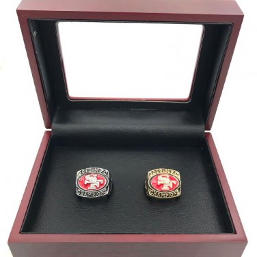 High Quality 2pcs/set Replica Super Bowl NFC 2012 San Francisco 49ers
