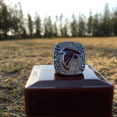 US SIZE8 14.High Quality Atlanta Falcons 2017 NFC Championship Ring so