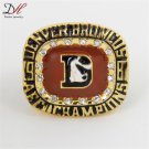 New Sport Gold Ring AFC 1987 Denver Broncos America Football Champions