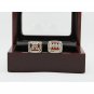 Gorgeous Ring sets with Wooden Boxes Replica Super Bowl Copper High Qu