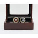 Newest Design Gorgeous Ring sets with Wooden Boxes Replica Copper 2pcs