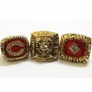 3Pcs/Set Factory Wholesale Price 1975 1976 1990 Cincinnati Reds Champi