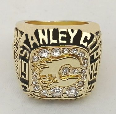 Drop Shipping High Quality NHL 1989 Calgary Flames Stanley Cup world C