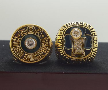 One Set 2 PCS 1981 1986 Boston Celtics National Basketball Championshi