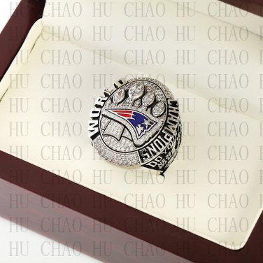 Team Logo wooden case 2014 New England Patriots Super Bowl Championshi