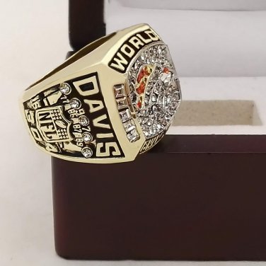 The Best Quality  1997 Denver Broncos  championship rings with wooden
