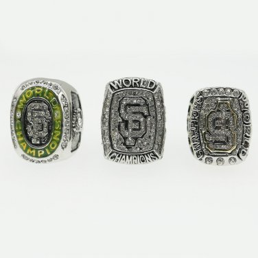 3Pcs/Lot 2010 2012 2014 San Francisco Giants World Series Championship