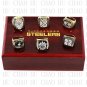 Team Logo wooden case 6pcs Set 1974 1975 1978 1979 2005 2008 Pittsburg
