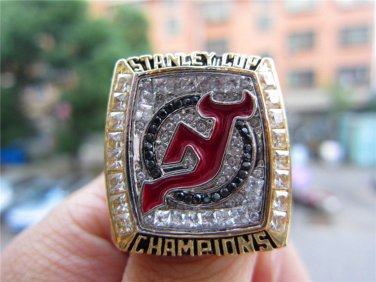 Drop Shipping 2003 New Jersey Devils Stanley Cup Championship Ring Wit