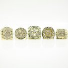 5Pcs/Lot 2000/2001/2002/2009/2010 Los Angeles Lakers World Championshi