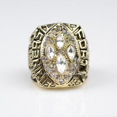 1989 San Francisco 49ers Replica Super Bowl Championship Ring bottom P