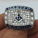 Wholesale Masonic Blue Logo Zinc Alloy silver plated fashion Custom Sp