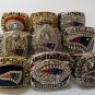 9pcs/set 1985 1996 2001 2003 2004 2007 2011 2014 New England Patriots