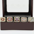 One Set(5pcs) 1972 1982 1983 1987 1991 Washington Redskins Super Bowl