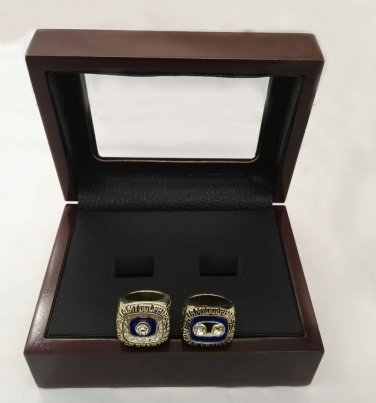 Wholesale Full Set (2pcs) For 2 Years 1972/1973 Super Bowl Miami Dolph