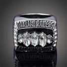 Sports championship Rings Awesome CZ 2002 Oakland Raiders American Foo