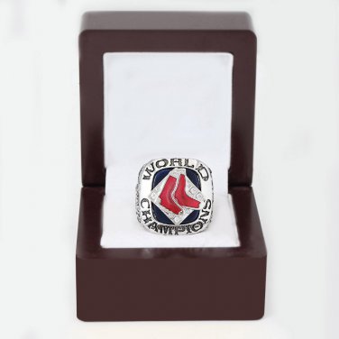 Gorgeous Wooden Boxes with 2007 Boston Red Sox World Series Baseball C