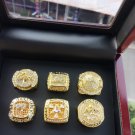 Wooden box 6pcs / set 2000 2001 2002 2009 2010 2016 Los Angeles Lakers
