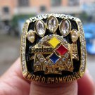 Right Logo Color ! Free shipping 2005 Pittsburgh Steelers Super Bowl C