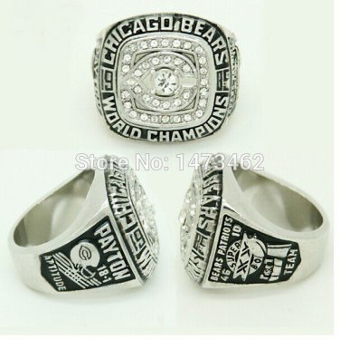 SOLID BACK CHICAGO BEARS XXX SUPER BOWL RING 1985 CHAMPIONSHIP RING PA