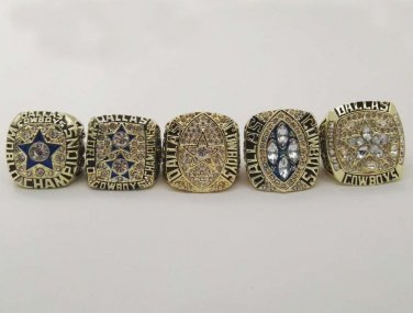 Alloy Rings Sets for Replica Super Bowl 5 Years 1971/1977/1992/1993/19