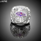 LAKONE Champions ring, Flacco 2012 Baltimore Ravens Super Bowl footbal