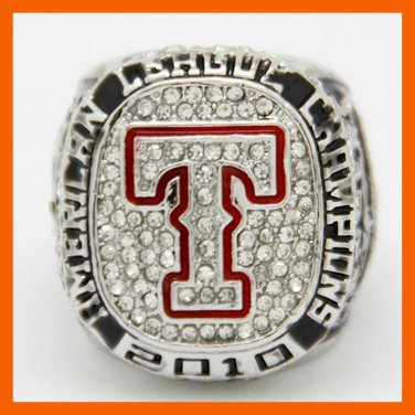 New Arrival  2010 Texas Rangers Baseball Championship Ring as Gift and