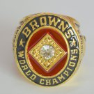 1964 Cleveland Browns Jim Brown Championship Rings For Players-in Ring