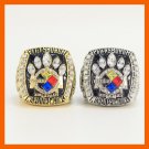 NEW SILVER AND GOLD COLOR 2005 PITTSBURGH STEELERS SUPER BOWL X WORLD