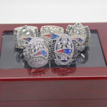 5pcs/set 2001 2003 2004 2014 2016 official authority New England Patri