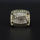 Size 11 Atlanta Braves 1996 National League Championship ring Fans Gif