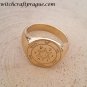 Alchemy Second Pentacle of Jupiter ring lesser key witchcraft amulet Wicca