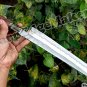 Damascus Steel Knife Custom Handmade -17.00" inches D-2 Steel Chef knife san mai Blade