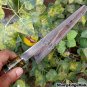 Damascus Steel Knife Custom Handmade -17.00" inches D-2 Steel Chef knife san mai Blade